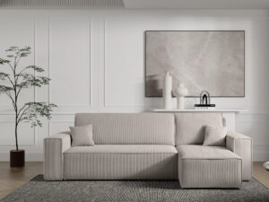 Urban Deluxe - 3 zits slaapbank met opbergruimte - Sand (Poso 100)